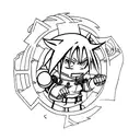 Fullmetal Alchemist transmutation wit a Airsoft Solider tattoo design idea