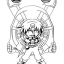 Fullmetal Alchemist transmutation wit a Airsoft Solider tattoo design idea