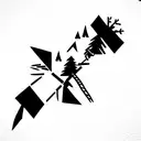 lumberjack tattoo design idea