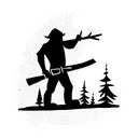 lumberjack tattoo design idea