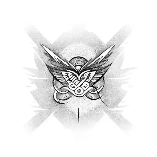 drums, phoenix, Taurus, galaxy  tattoo design idea