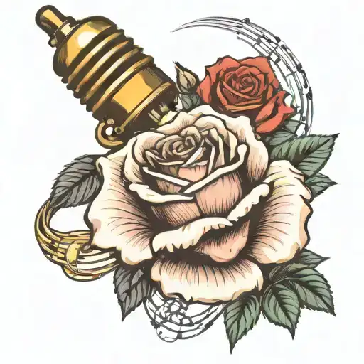 807+ Rose With Music Notes Tattoo Ideas in 2025 - BlackInk AI