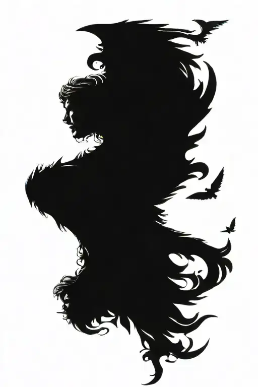 wings tattoo design idea