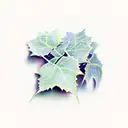 Ivy leaves  tattoo design idea
