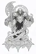 Archvile from Doom Eternal tattoo design idea