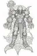 Archvile from Doom Eternal tattoo design idea