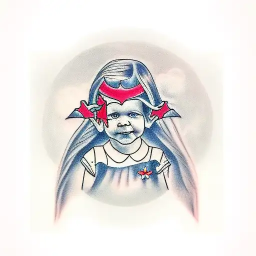 tattoo with names of children: Sofie, Emma and Victor. must include reference that Sofie is no longer alove tattoo design idea