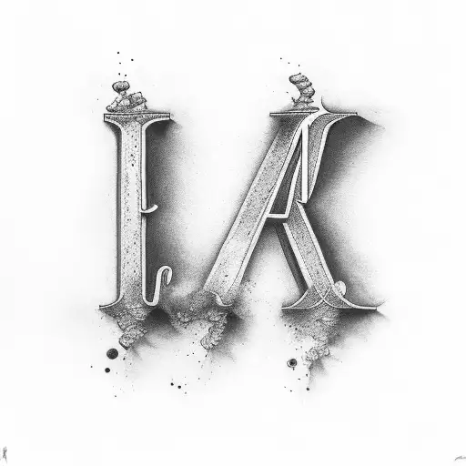 Letter 'One Chance One Opportunity' tattoo design idea