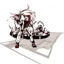 Shiro from Deadman Wonderland tattoo design idea