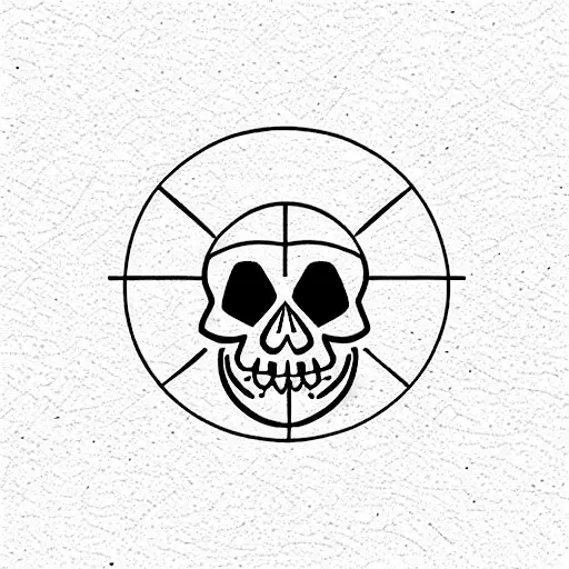 steelhead skeleton  tattoo design idea