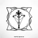 steelhead skeleton  tattoo design idea