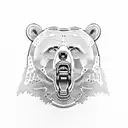 Radiohead's bear tattoo design idea