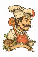 chef tattoo design idea