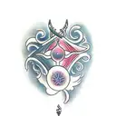 Taurus and Aquarius intwined  tattoo design idea