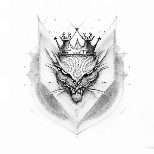 king spelled out tattoo design idea