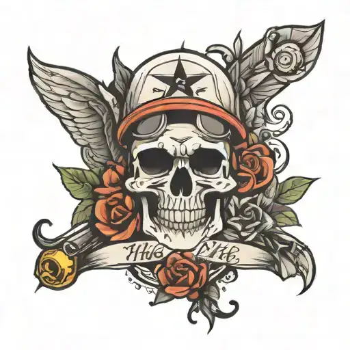 thug life chose me   tattoo design idea