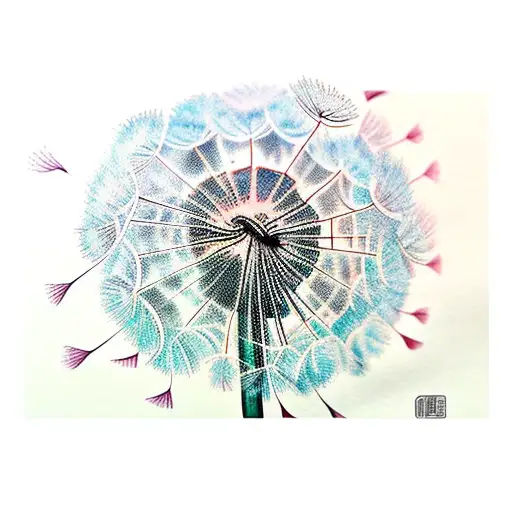 Dandelion tattoo design idea