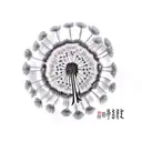 Dandelion tattoo design idea