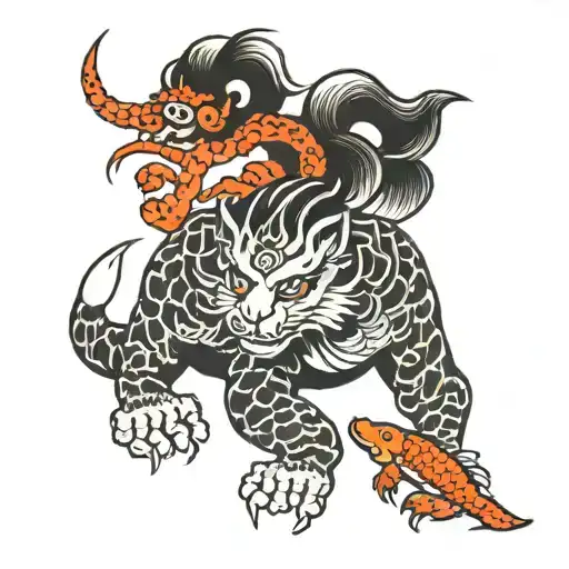 small anima tattoo design idea