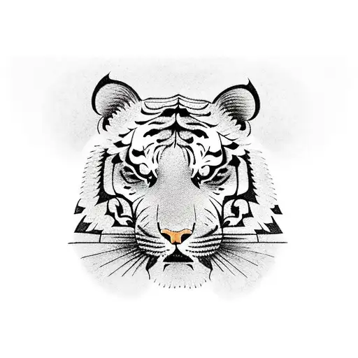 Tiger tattoo design idea