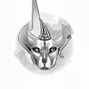 Anubis with Libra tattoo design idea