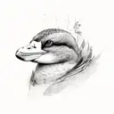 pato tattoo design idea