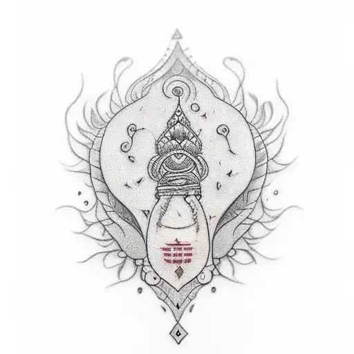co.bination of two names Ashwin+Heena tattoo design idea