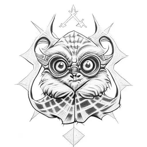 harry potter and star wars tattoo design idea