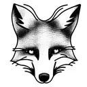 Fox tattoo design idea