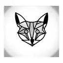 Fox tattoo design idea