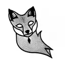 Fox tattoo design idea