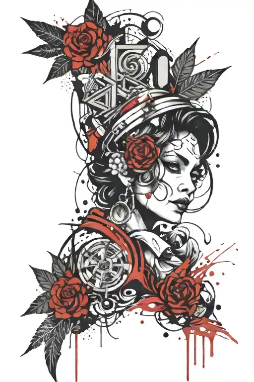 Chicano style tattoo design tattoo design idea