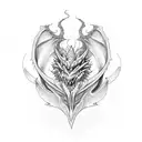 ouroboros dragon tattoo design idea