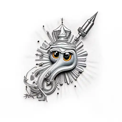 gumby tattoo design idea