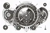 speedometer of a car tattoo design idea