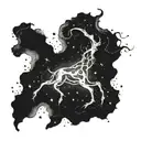 zodiac sign Capricorn constellation merging tattoo design idea