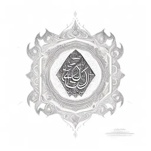 swastike with islamic republic of irans Arm  tattoo design idea