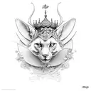 coelho Alice no país das maravilhas  tattoo design idea