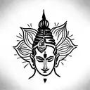 mahadev tattoo design idea