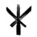 watercolor Cross tattoo design idea