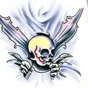 scary tattoo design idea