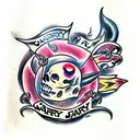 scary tattoo design idea