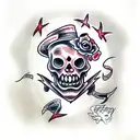 scary tattoo design idea