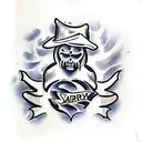 scary tattoo design idea