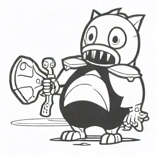 Makoa from Paladins tattoo design idea