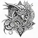 Time Wizzard from the anime Yu-Gi-Oh tattoo design idea