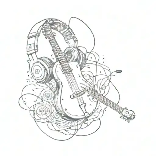 for music lover  tattoo design idea