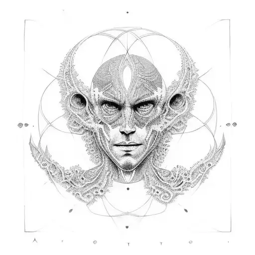 alex grey tattoo design idea