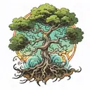 tree dancer tattoo design idea