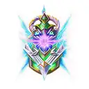 Dark Magician blader and fenix tattoo design idea